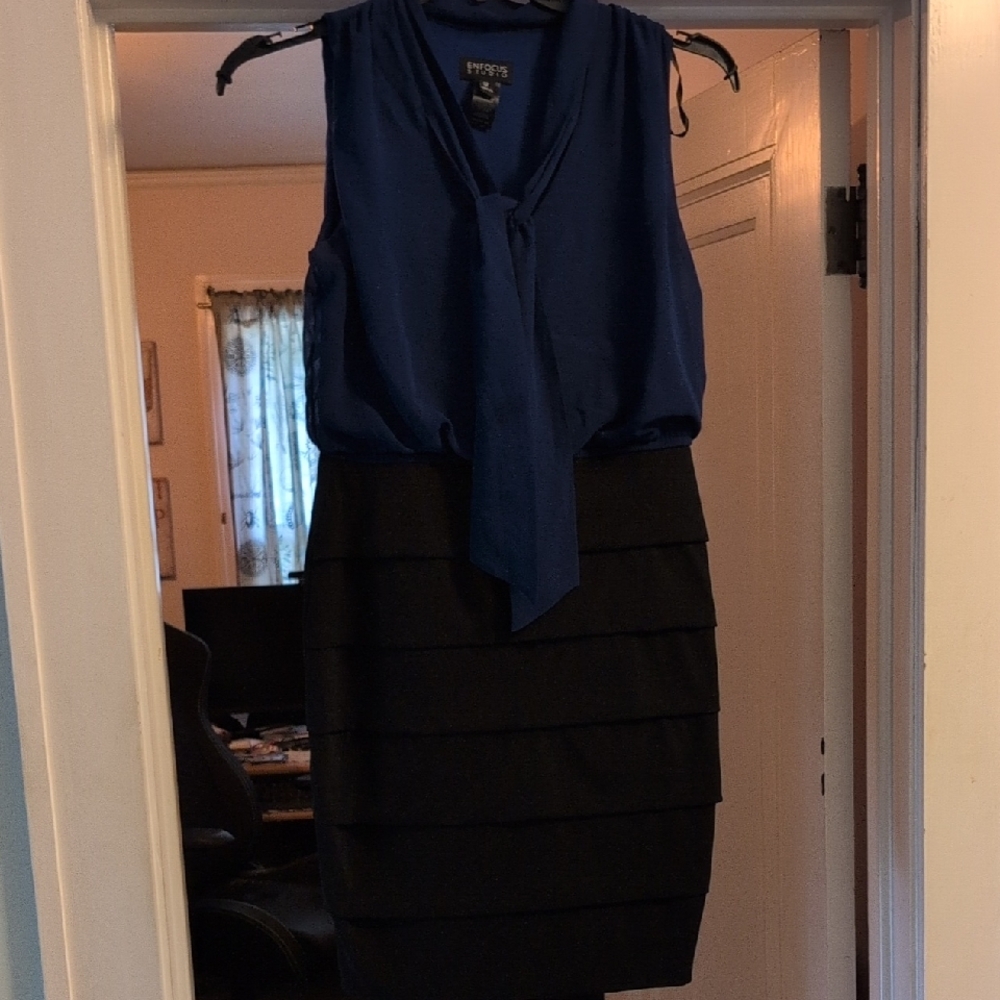 Enfocus Studio Black Pencil Dress 12